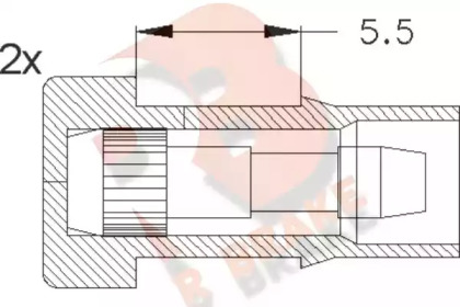 Контакт (R BRAKE: 610045RB)